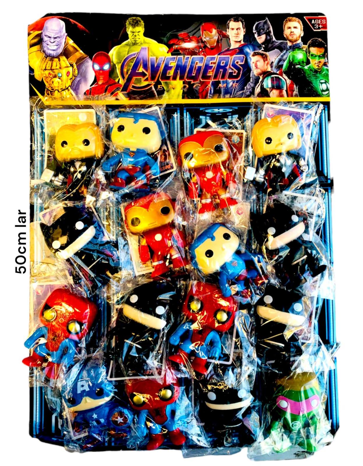  Plancha Tuc POP Avengers Surtidos Muñeco+ Carta Coleccionable